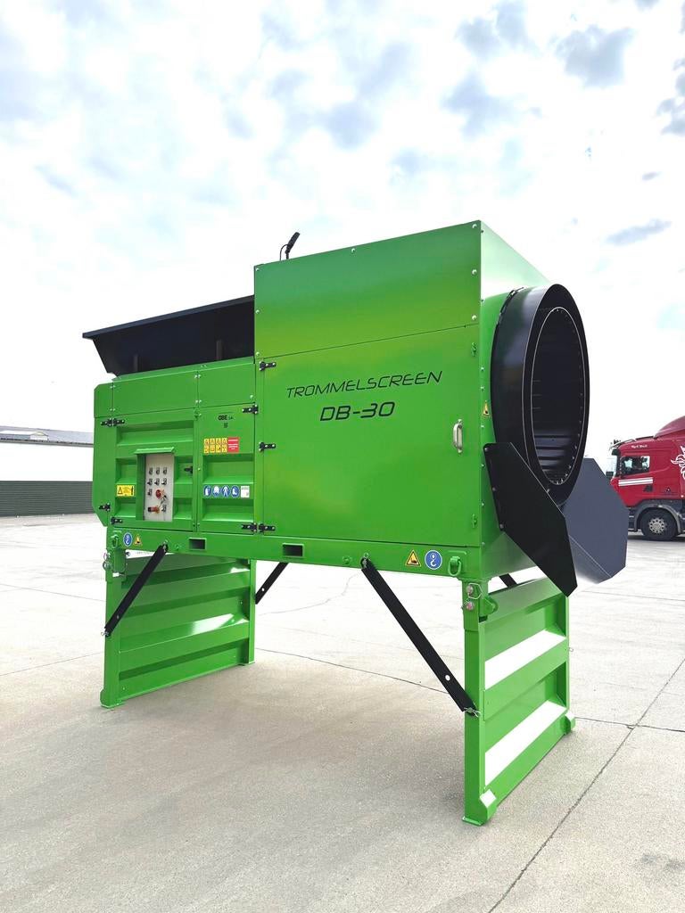 OP STOCK! DB ENGINEERING DB30 Semi-mobiele trommelzeef, Jardin & Terrasse, Fendeuses, Neuf, Allongé, Électrique, Enlèvement