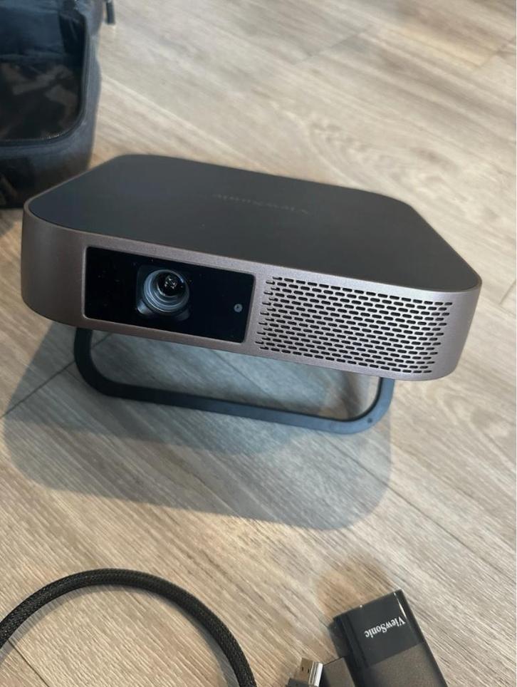 Projecteur LED portable intelligent ViewSonic M2 Full HD, TV, Hi-fi & Vidéo, Projecteurs vidéo, Utilisé, LED, Full HD (1080), Enlèvement ou Envoi