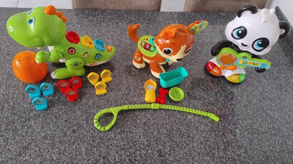 VTech dino hond panda, Ophalen
