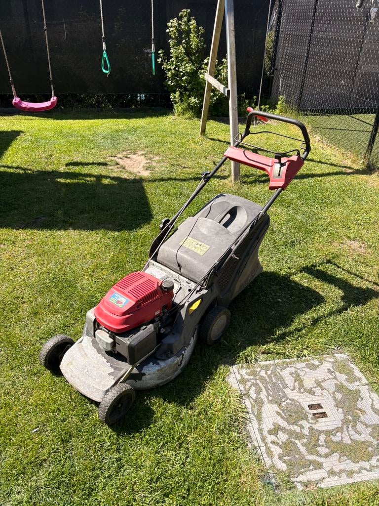 Benzine grasmaaier, Jardin & Terrasse, Tondeuses à gazon, Utilisé, Tondeuses à gazon à essence, 50 cm ou plus, Enlèvement