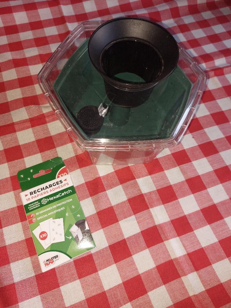 HexaCatch muggenval + 8 zelfklevende navullingen, Ophalen of Verzenden, Gebruikt