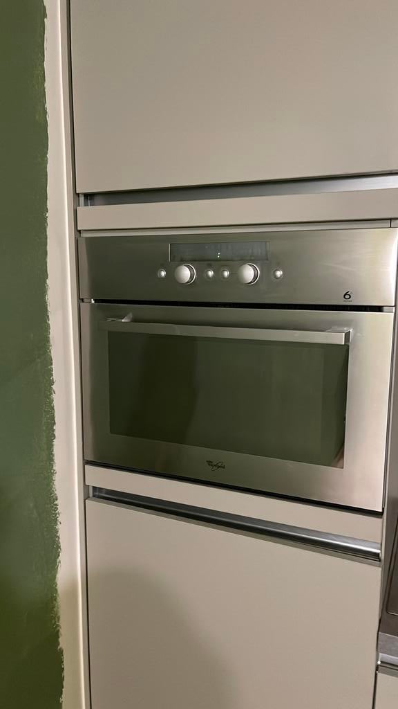 Whirlpool combo oven, Elektronische apparatuur, Ophalen, Zo goed als nieuw, Inbouw, Oven