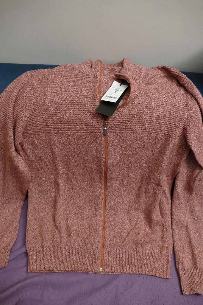 CARDIGAN/PULL ROUGE HOMME FERMETURE ÉCLAIR DE BEL & BO, Vêtements | Hommes, Pulls & Vestes, Neuf, Taille 52/54 (L), Rouge, Enlèvement ou Envoi
