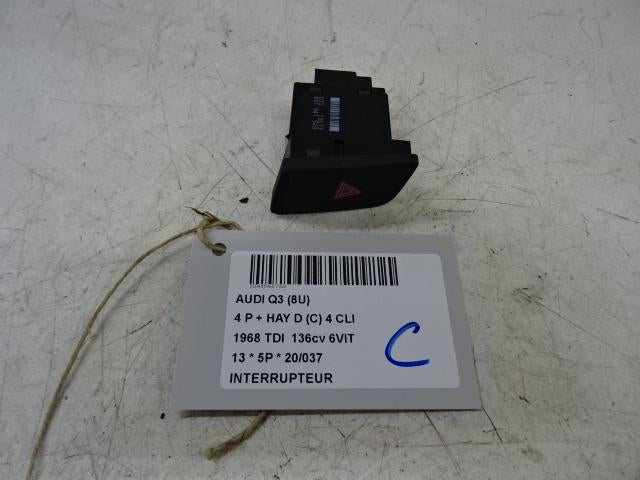 SCHAKELAAR Audi Q3 (8UB / 8UG) (01-2011/12-2019) (8U1941509), Gebruikt, Audi
