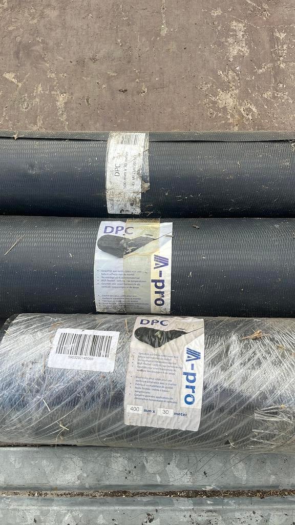 Vochtband dpc 50 en 40 cm, Doe-het-zelf en Bouw, Ophalen, Zo goed als nieuw