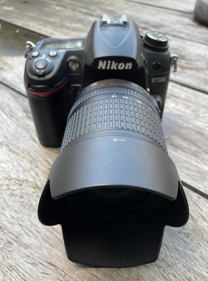 D 7000 + 18-105 VR kit, Audio, Tv en Foto, Fotocamera's Digitaal, Zo goed als nieuw, Spiegelreflex, Nikon, 4 t/m 7 keer, Ophalen of Verzenden