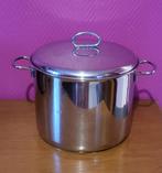 Marmite en inox MONTINI 10 litres., Inox, Comme neuf, Enlèvement, Plaque céramique