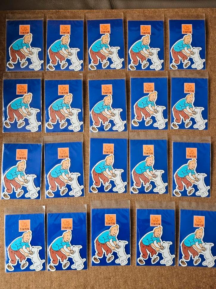 Magnets Tintin 20 pièces année 2003, Collections, Personnages de BD, Tintin, Enlèvement ou Envoi