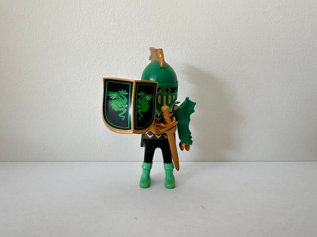 Playmobil groene drakenridder, Ophalen, Gebruikt