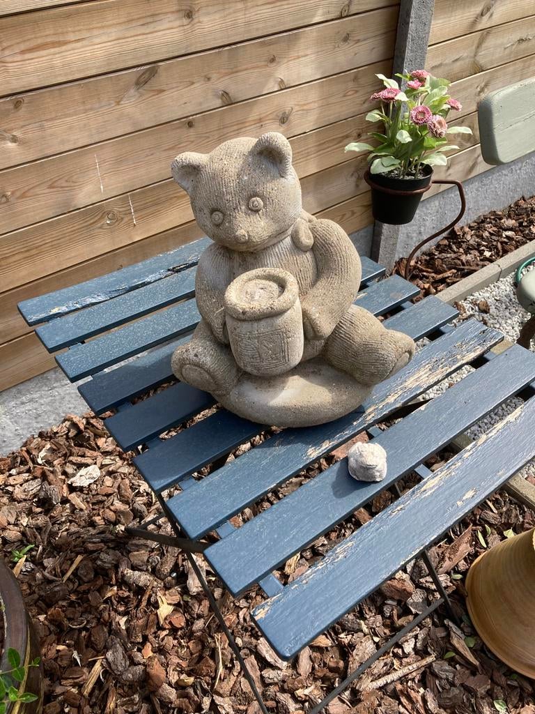 Beer met honingpot, Jardin & Terrasse, Statues de jardin, Enlèvement, Utilisé, Béton