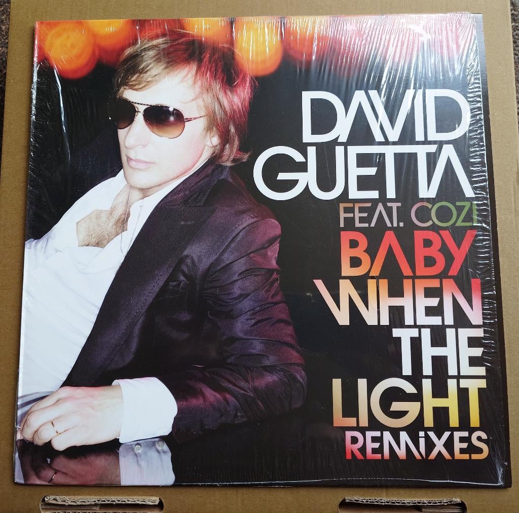 David Guetta – Baby When The Light (Remixes)(12''), 12 pouces, Envoi, Dance populaire, Comme neuf