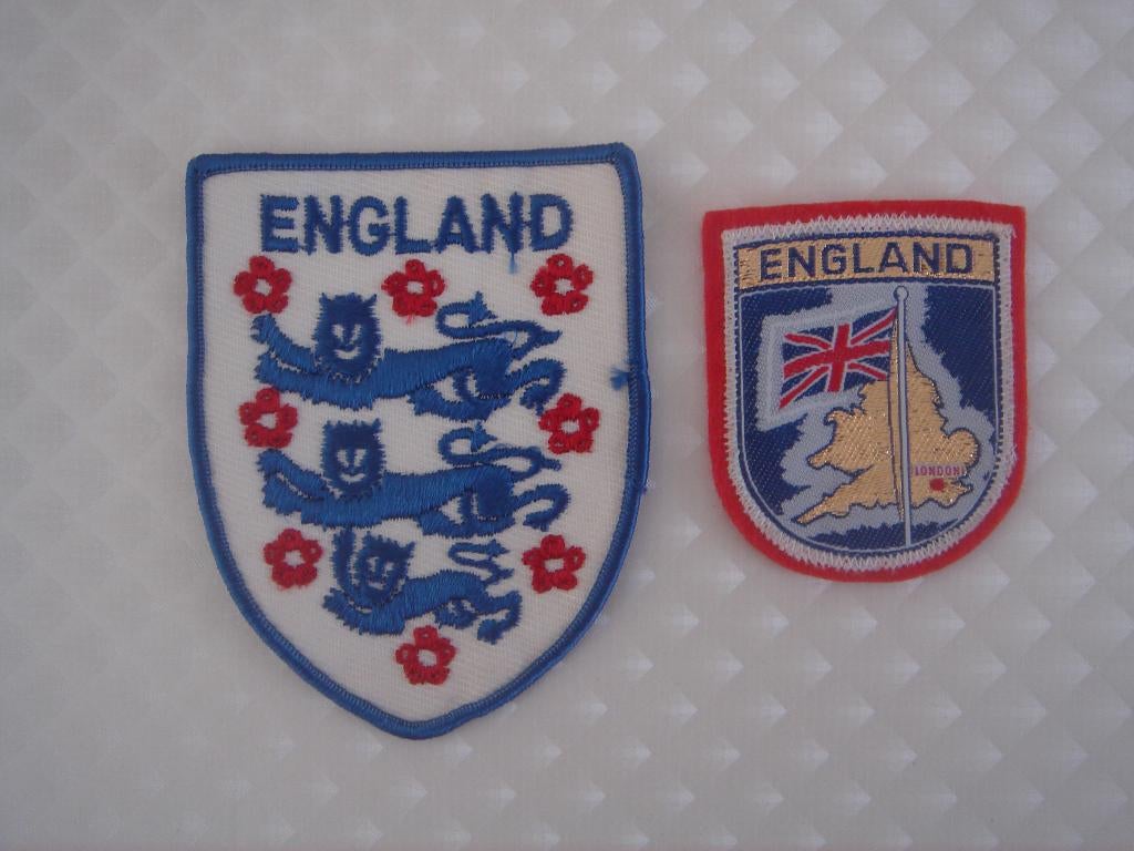 Voetbalwapenschild Engeland, Ophalen of Verzenden, Gebruikt, Vaantje of Sjaal