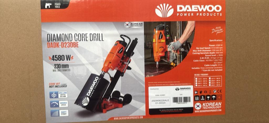 Kernboor met statief merk Daewoo, Doe-het-zelf en Bouw, Ophalen, Nieuw