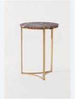 Bijzettafeltje marmer bordeaux H&M Home, Enlèvement, Comme neuf