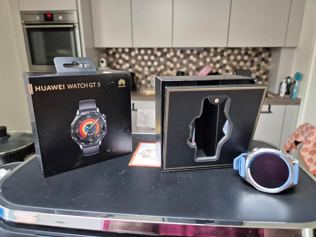 Huawei GT5, Blauw, Slaap, Ophalen of Verzenden, Zo goed als nieuw