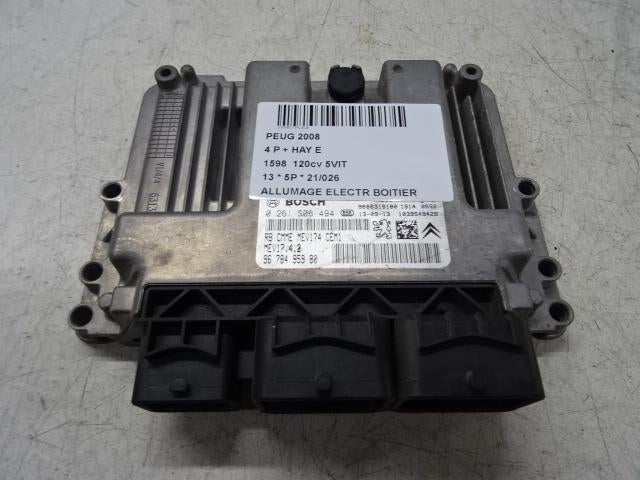 ONTSTEKINGSMODULE Peugeot 2008 (CU) (9678495980), Gebruikt, Peugeot