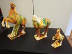 Shinese tang sangai keramische paarden sculptuur vintage, Ophalen