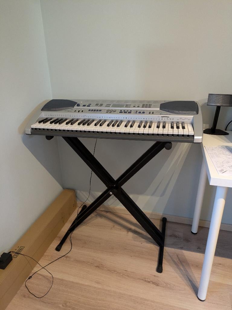 Casio LK Keyboard – Ideaal om te leren Lichtgevende toetsen!, Musique & Instruments, Claviers, Sensitif, Comme neuf, Enlèvement