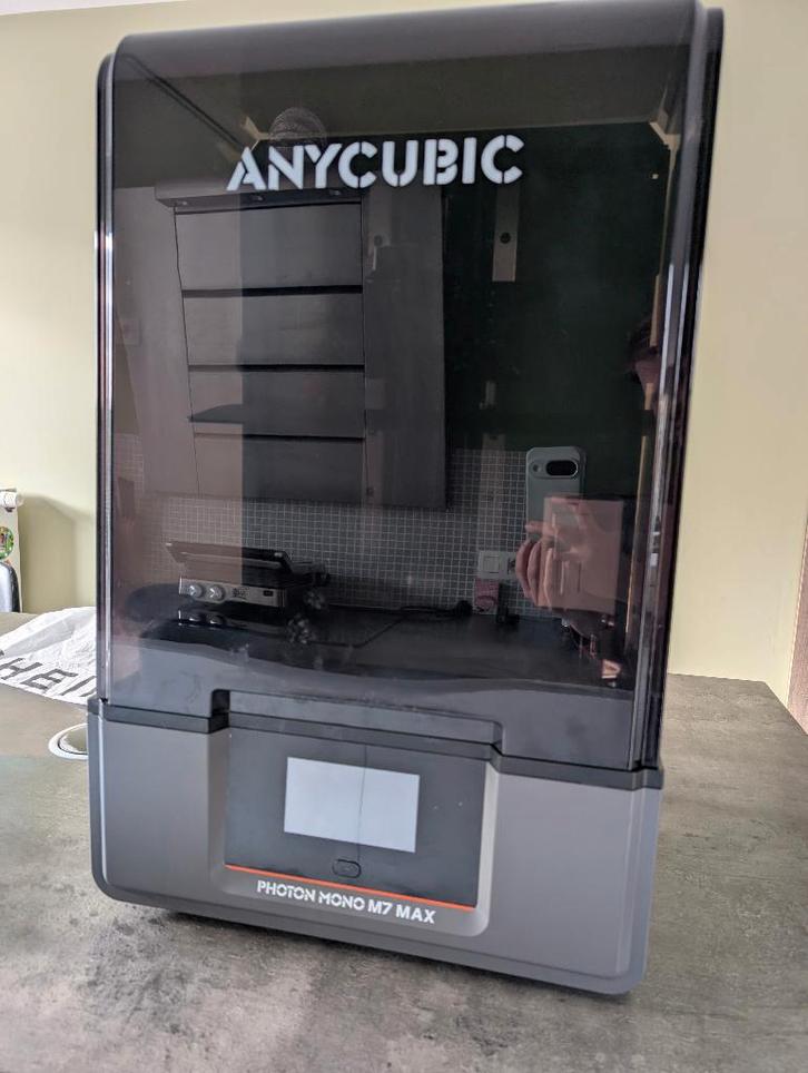 Resin printer Anycubic M7 max, Computers en Software, 3D Printers, Zo goed als nieuw, Ingebouwde Wi-Fi, Ophalen