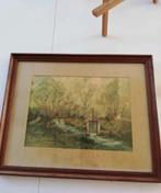 Œuvre signée de Jean Dubelloy. VRESSE-SUR-SEMOIS, Enlèvement, Bois