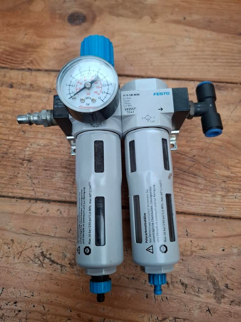 Festo LFR filter regelaar 162711 T943 automatic 16 bar D-7, Ophalen of Verzenden