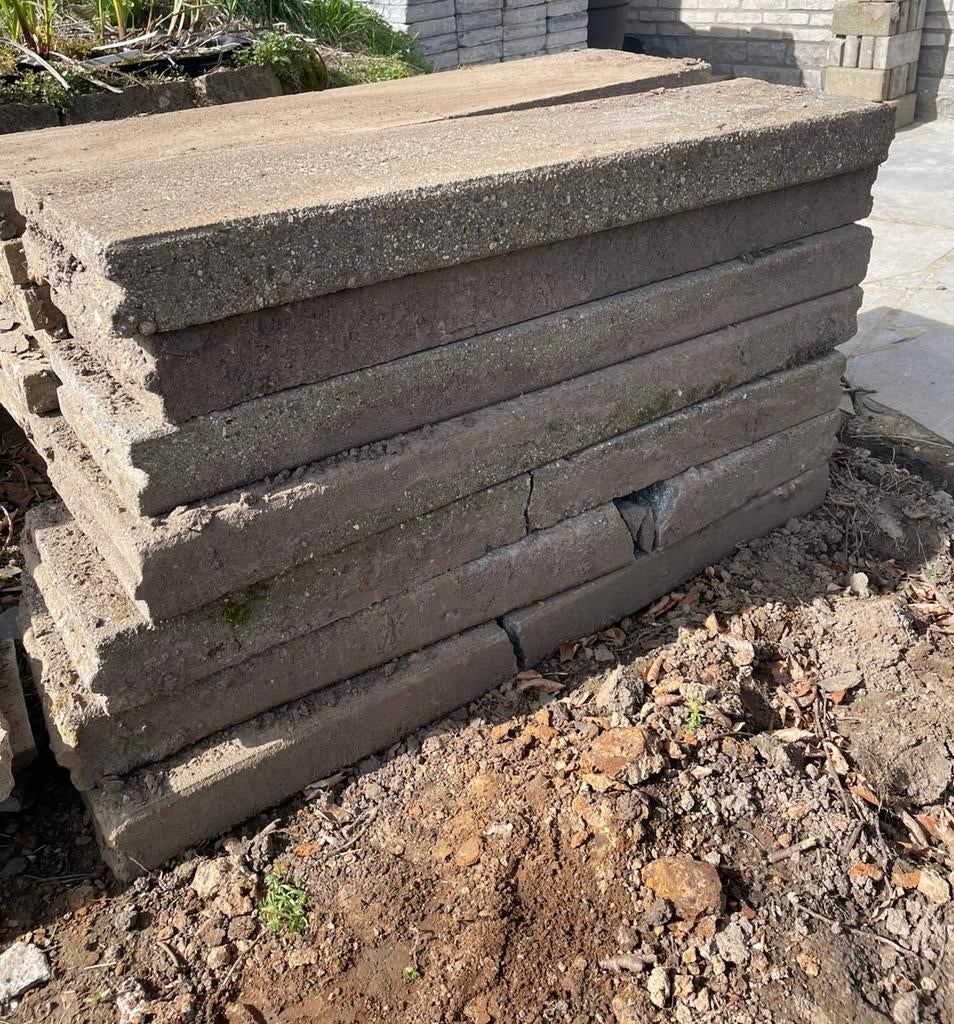 Boordstenen, Ophalen, Gebruikt