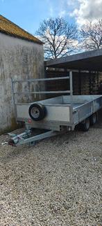 Remorque à double essieu BW Trailers 2 tonnes, Autos : Divers, Remorques, Enlèvement, Utilisé