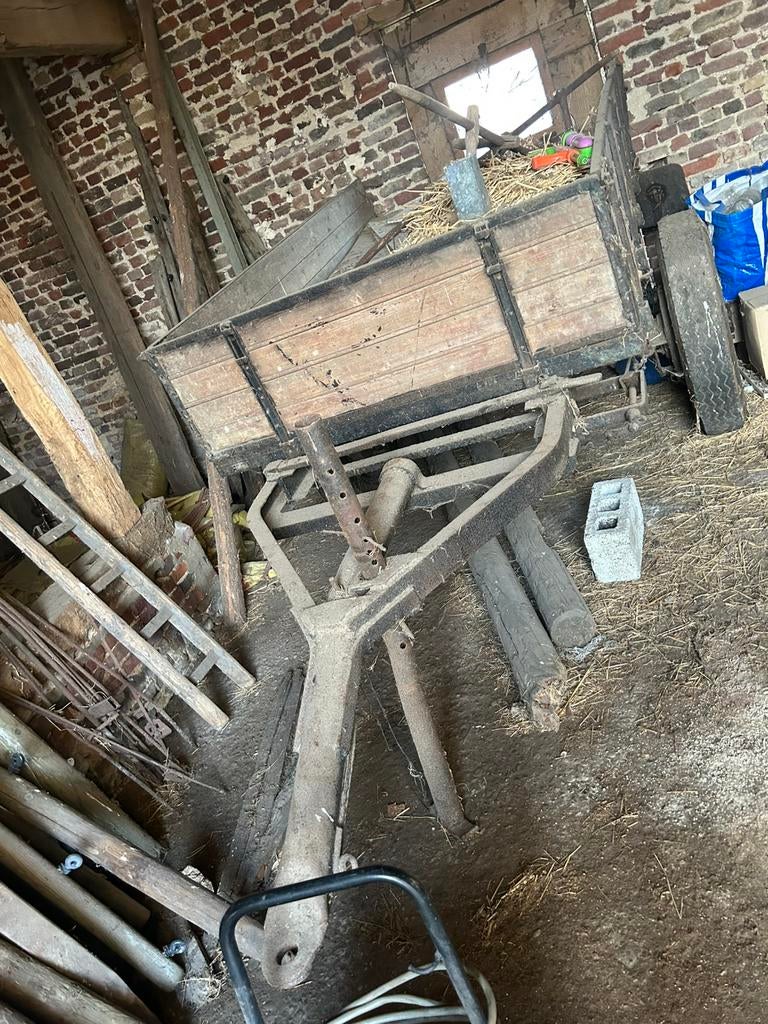 Houten kiepwagen, Ophalen