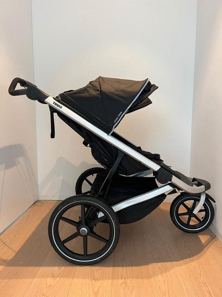 Thule Urban Glide Duo, Kinderen en Baby's, Buggy's, Zo goed als nieuw, Overige merken, Duomodel, Regenhoes, Verstelbare rugleuning