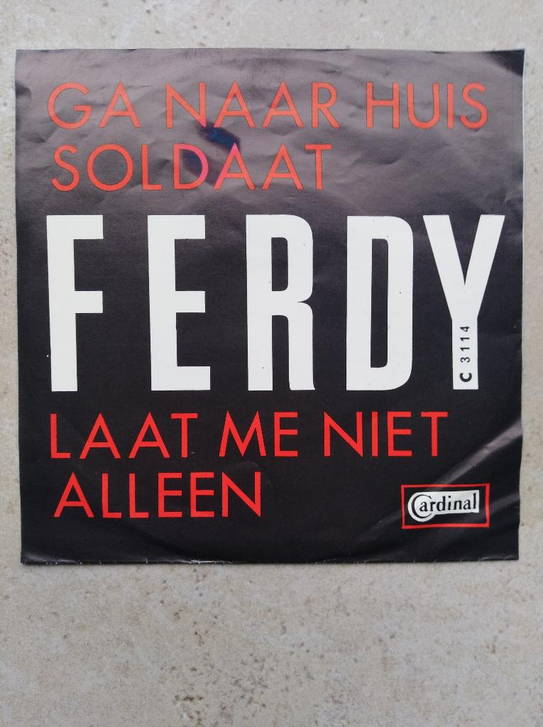 †WILL FERDY: "Laat me niet alleen" - Nederlandse Vertaling!, Fotohoes, Ophalen of Verzenden
