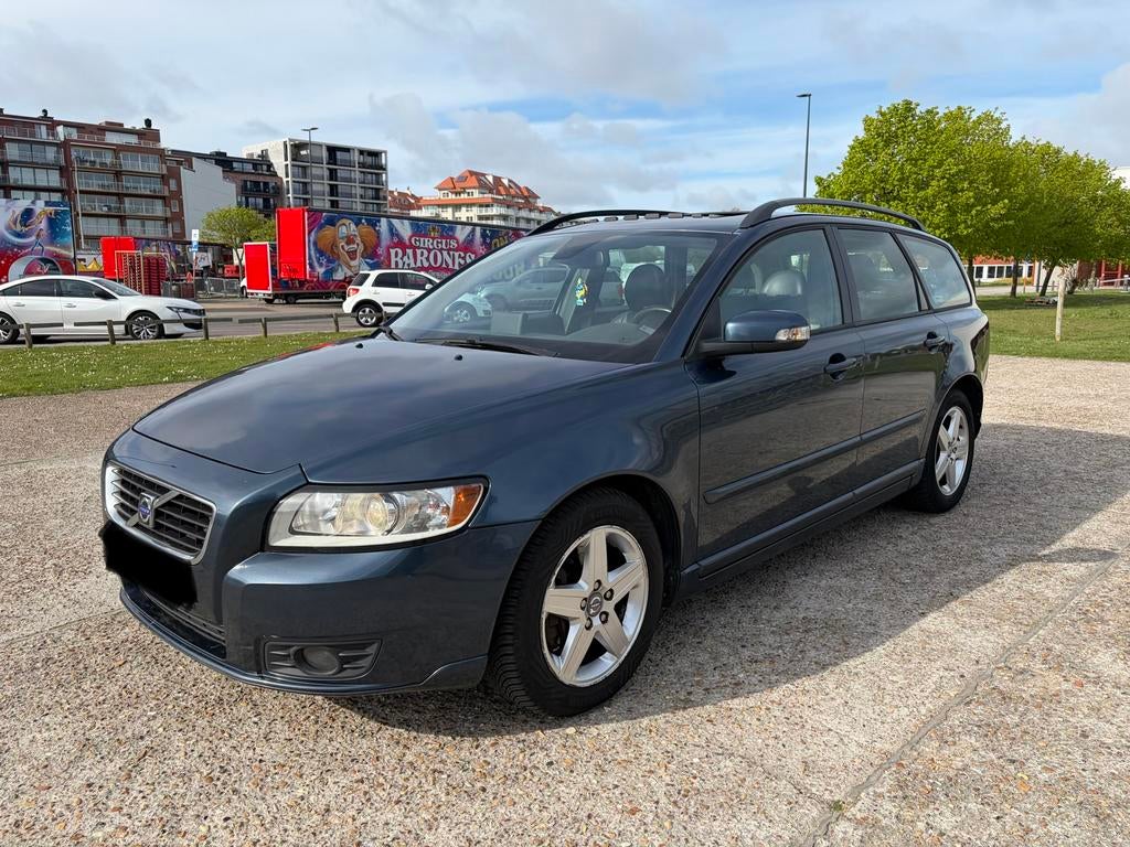 Volvo V50*AUTOMAAT*2.0l*251.000km*, Auto's, Volvo, Zwart, Blauw, Leder, 5 deurs