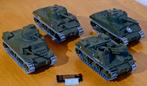 Solido tank - 4 geallieerde tanks - lot 1, Hobby en Vrije tijd, Modelbouw | Auto's en Voertuigen, Overige merken, Gebruikt, Tank