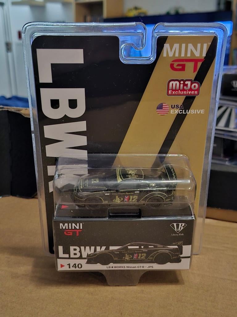 MiniGT #140 JPS Nissan GT-R, Enlèvement ou Envoi, Comme neuf, Voiture