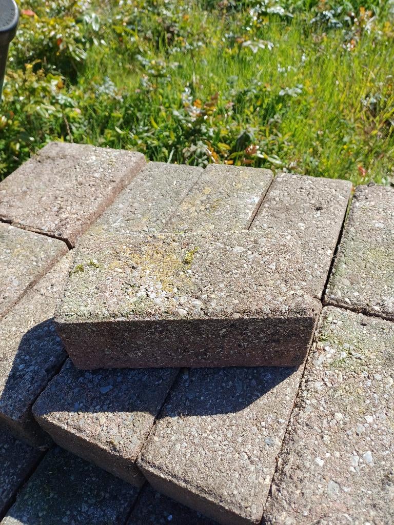 Gratis gebruikte klinkers, Tuin en Terras, Tegels en Klinkers, Ophalen, Gebruikt, Klinkers