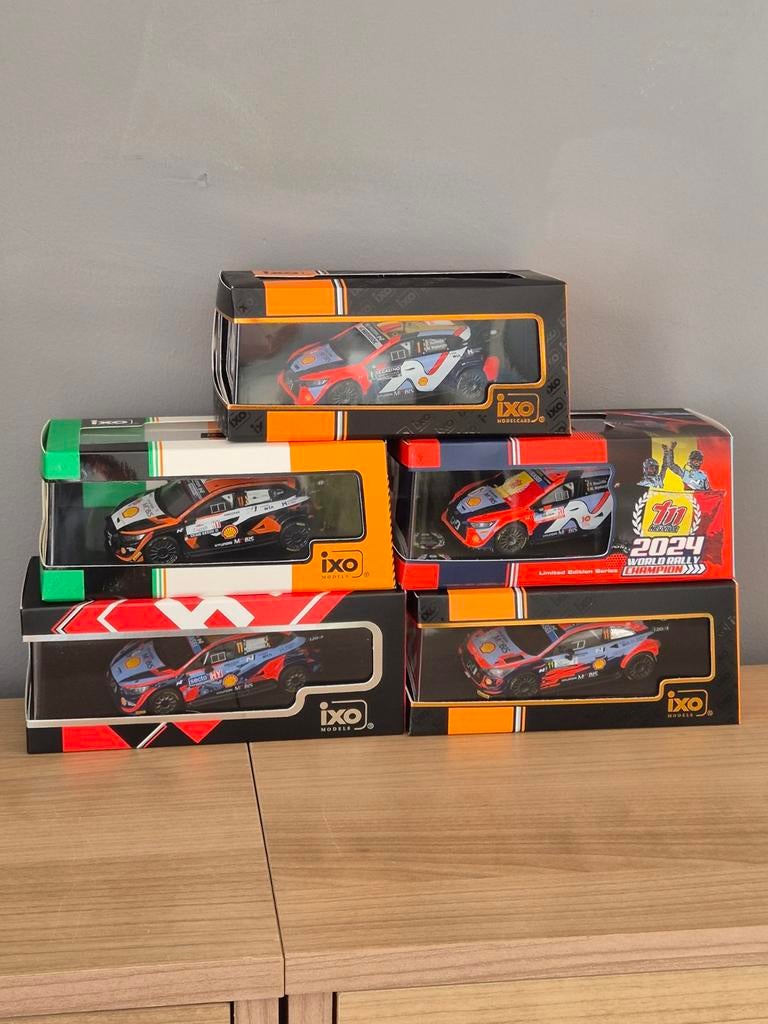 Perceel 5 Hyundai i20 WRC 1/43 T.Neuville-M.Wydaeghe, Ophalen of Verzenden