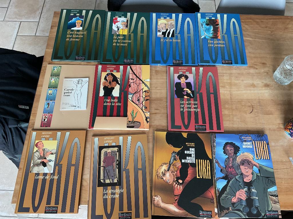 BD Luka série complète (10 albums), Boeken, Meerdere stripboeken, Ophalen, Gelezen, Mezzomo - Lapière