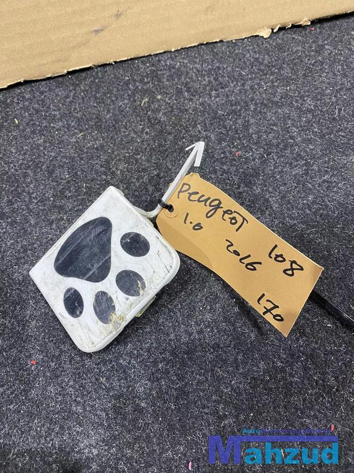 PEUGEOT 108 AFDEKKAP SLEEPOOG Achterbumper 2014+, Auto-onderdelen, Carrosserie, Bumper, Peugeot, Achter, Gebruikt