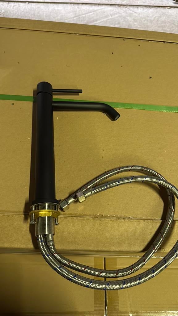 Mitigeur evier noir réhaussé, Enlèvement, Neuf, Noir, Autres types