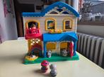 Fisher Price little people huis, Kinderen en Baby's, Speelgoed | Fisher-Price, Ophalen, Gebruikt, Speelset, Met geluid