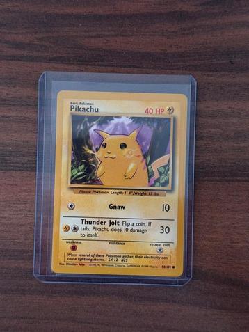 Pikachu 58/102 – Base Set 1999 beschikbaar voor biedingen
