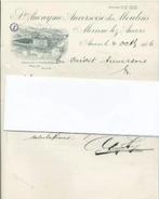 Merxem+Windmolen uit Antwerpen+Antwerpen+Ondertekende brief, Antwerpen, Ongelopen, Ophalen of Verzenden, Voor 1920