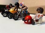 Set van moto’s en quad’s + personages, Kinderen en Baby's, Speelgoed | Playmobil, Ophalen, Zo goed als nieuw, Complete set