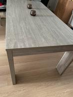 Ruime tafel 6 personen, uit te breiden met plank tot 8 pers, Huis en Inrichting, Ophalen, Gebruikt, 75 cm of meer, Modern
