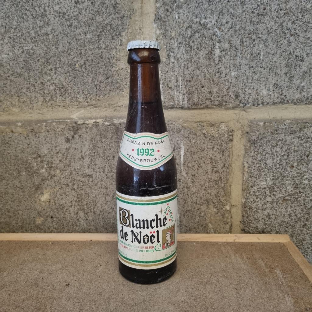 Bouteille de bière Blanche de Noël (modèle 1), Enlèvement ou Envoi, Utilisé, Bouteille(s), Autres marques
