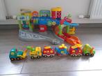 v tech garage en 6 toet toet auto's, Ophalen of Verzenden