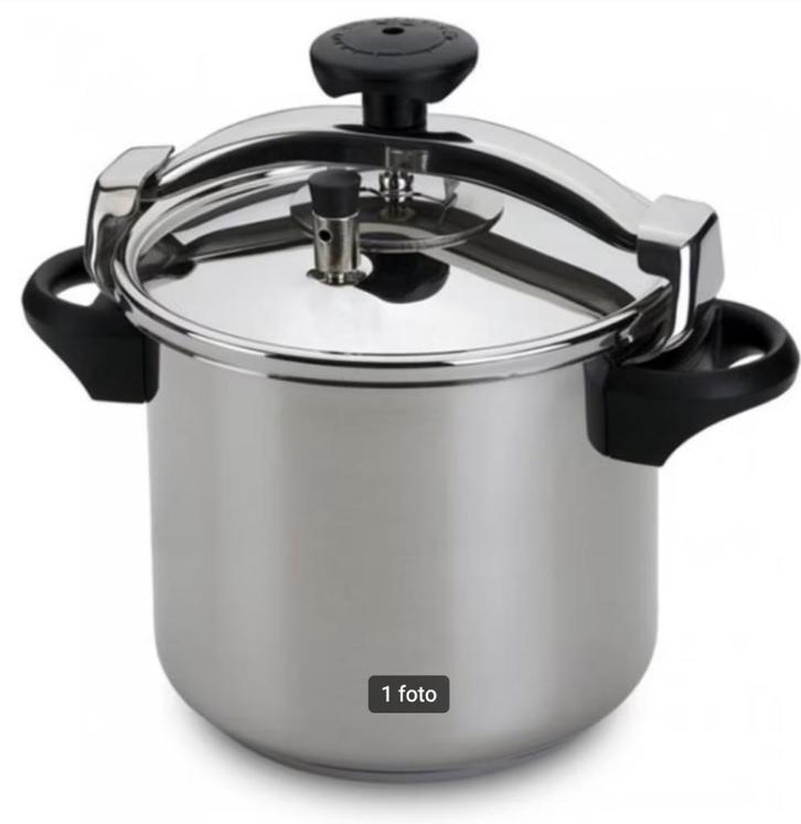 snelkookpan 10 liter, Maison & Meubles, Cuisine | Casseroles & Poêles, Utilisé, Casserole ou Cocotte-minute, Aluminium, Plaques à induction