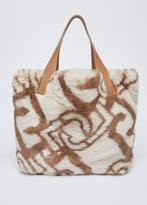 Liu Jo grote handtas in nep bont, Ophalen of Verzenden, Nieuw, Beige, Handtas