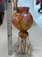 Murano, Huis en Inrichting, Woonaccessoires | Vazen, Gebruikt, Oranje, Ophalen of Verzenden, Glas