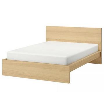 Ikea Malm bed eik - 140x200 - zeer goede staat beschikbaar voor biedingen