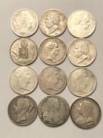 Munten zilver zeer mooi superlot divers mix 12 stuks !!!, Ophalen of Verzenden, Overige landen, Setje, Zilver